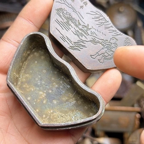 铜制工艺把玩摆件