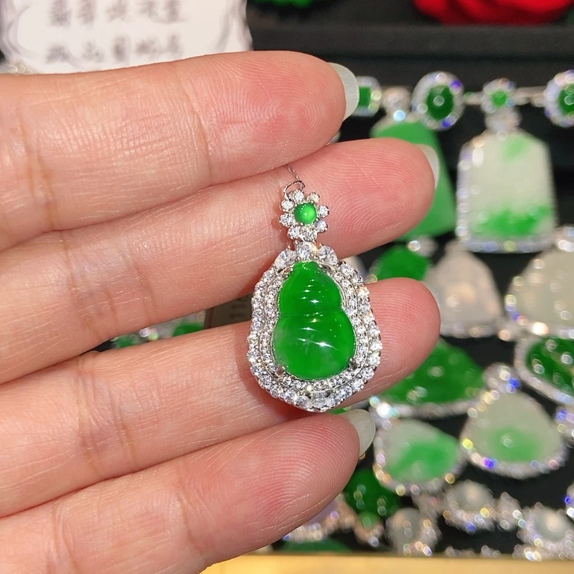 【闪购商品】颈饰未镶嵌翡翠天然翡翠