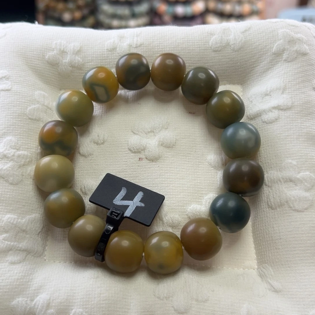 菩提根/象牙果手串卡15苹果干磨全品