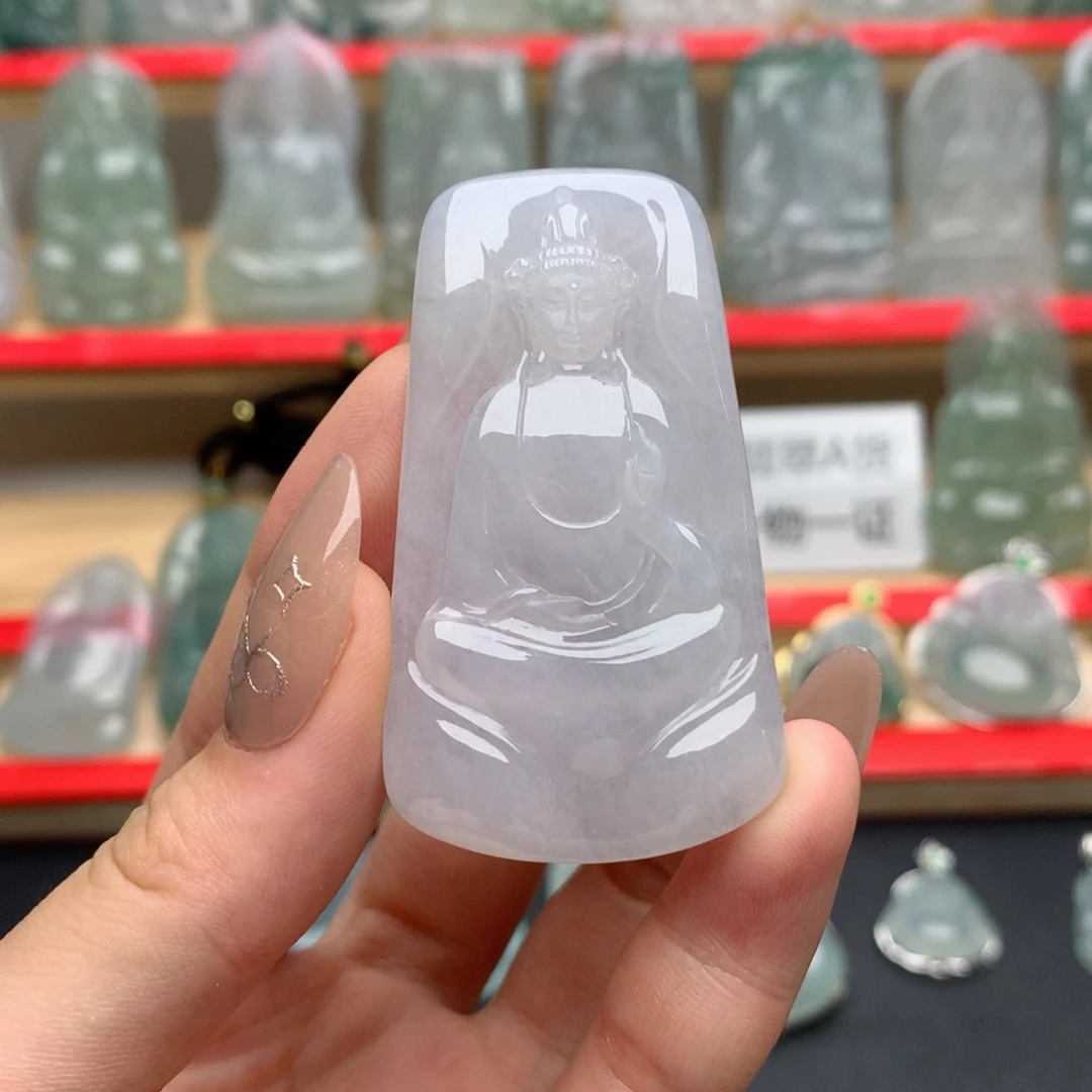 翡翠未镶嵌颈饰素衣