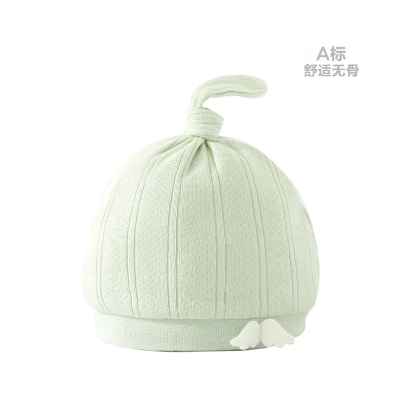 新生儿婴儿纯棉帽子男0-6月护囟门帽初生幼儿宝宝四季款胎帽女