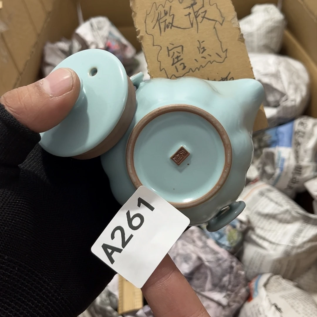 瓷片茶摆件工艺品摆件666