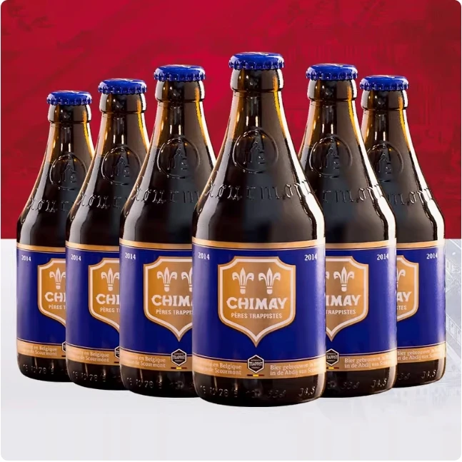 智美 蓝帽啤酒9度 330ml*12瓶/箱