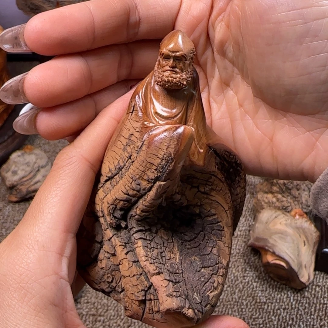 追***者崖柏太行崖柏手把件