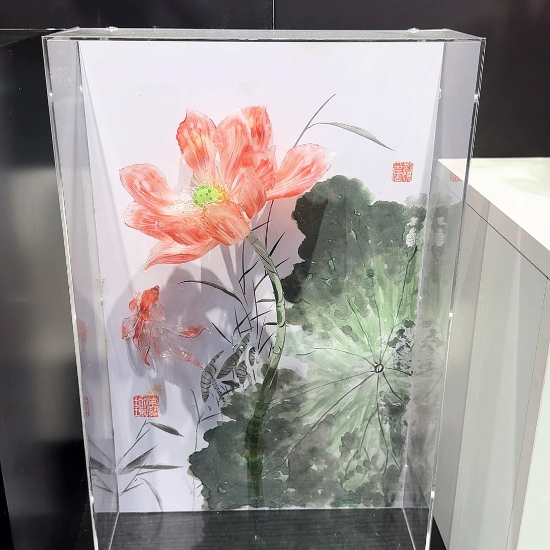 琉璃手工艺品淄博特产非遗手做琉璃花16