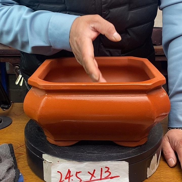 紫砂花盆货号一只CJ08