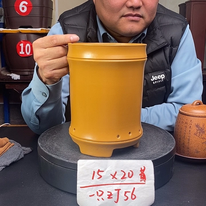 花盆紫砂货号一只ZJ56