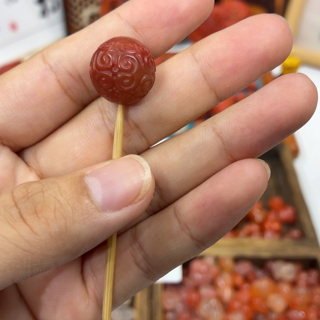 南红玛瑙合金颈饰15mm