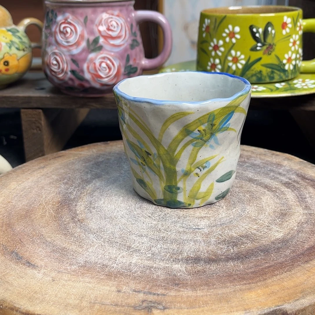 陶摆件哈哈我的小可好