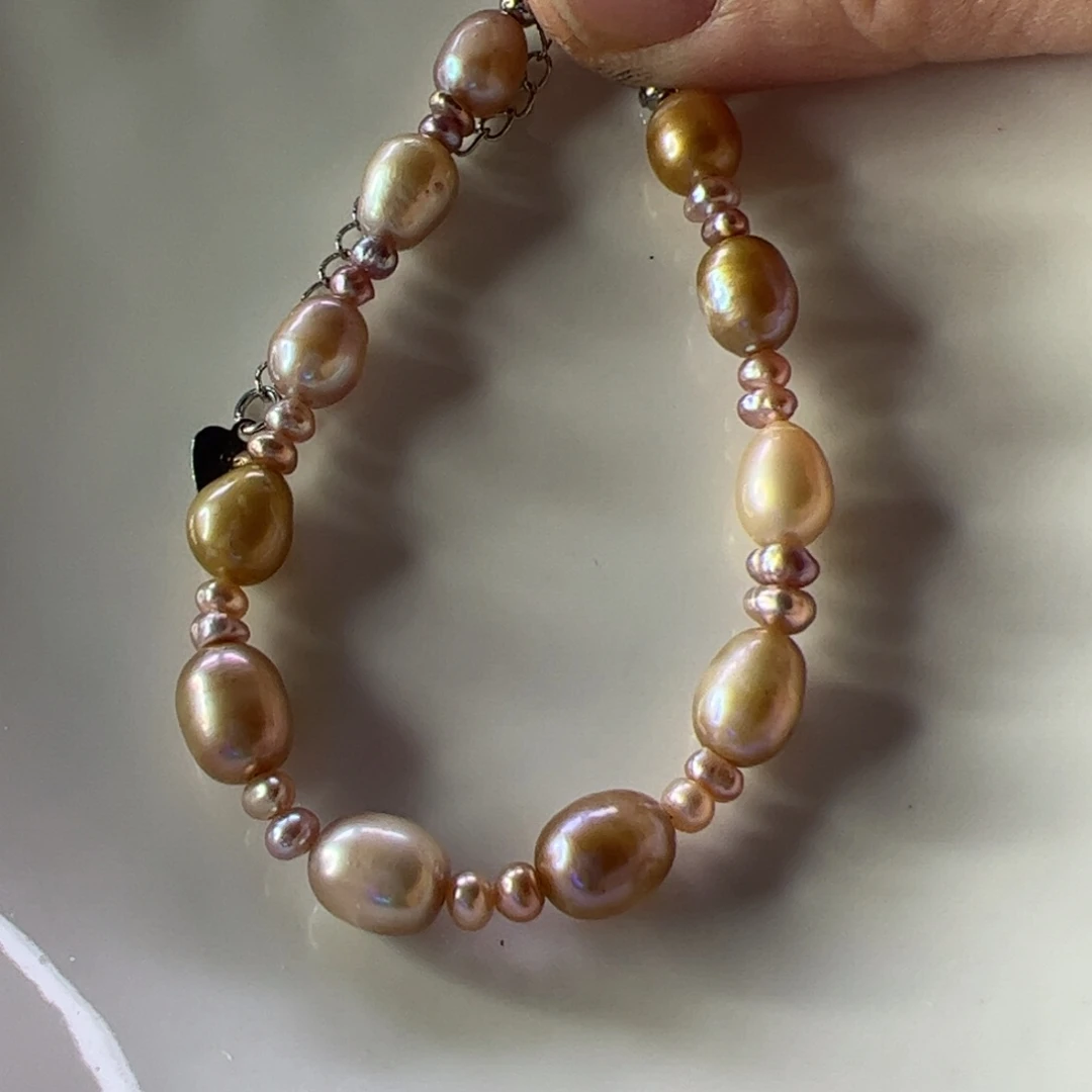 合金手绳淡水珍珠