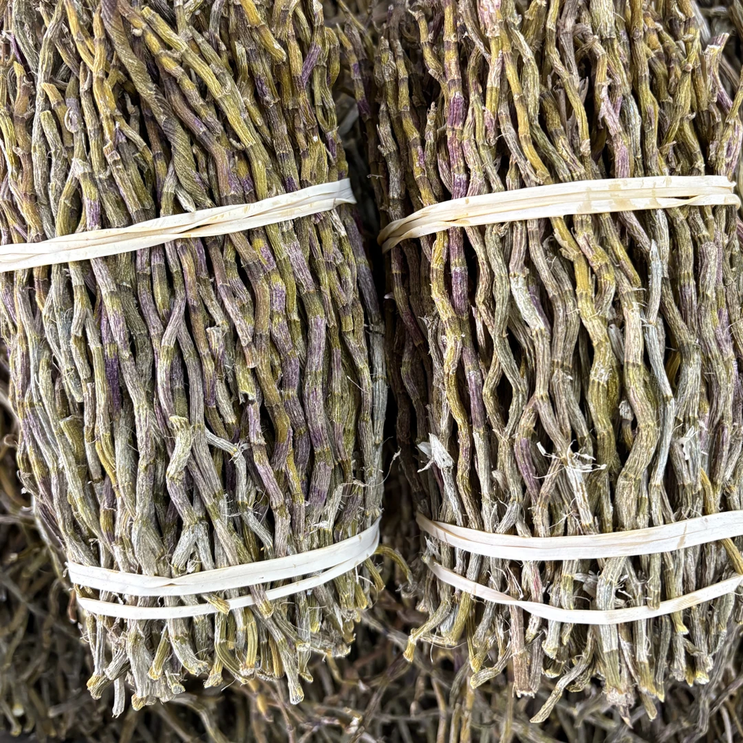 原生态紫皮铁皮石斛干条可煲汤煮粥泡茶煮水喝