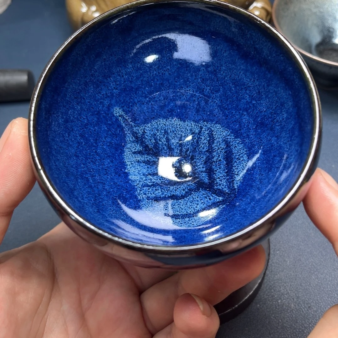 茶盏建盏手握泡茶主人杯