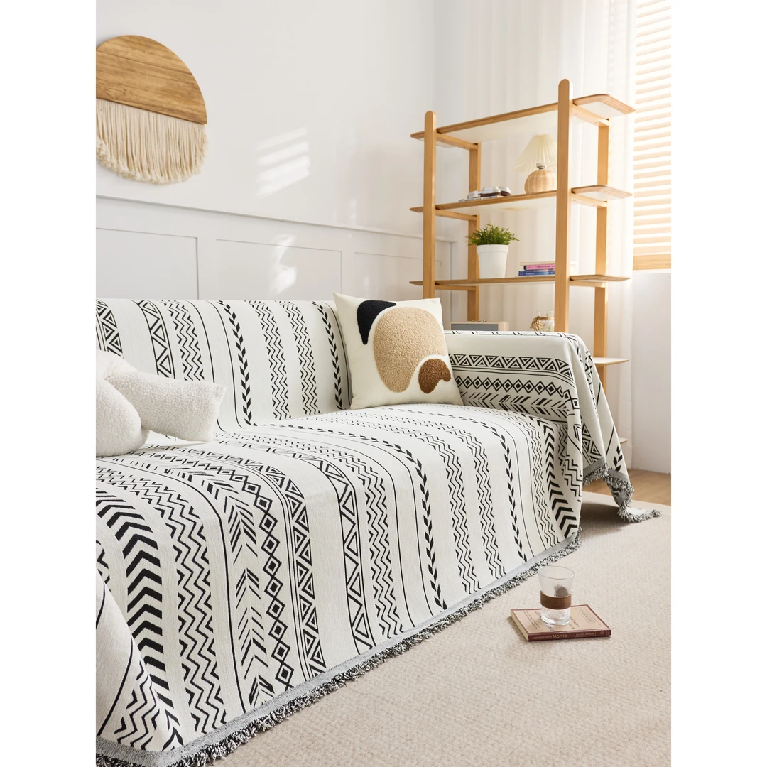 波西米亚防尘现代简约沙发巾全盖防猫沙发垫沙发垫网红防滑沙发套