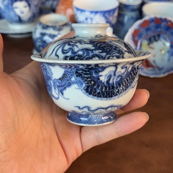 事***.瓷片景德镇全手工手绘陶瓷