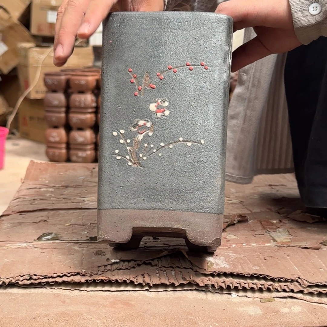 紫砂花盆瑕疵口径口径口径口径