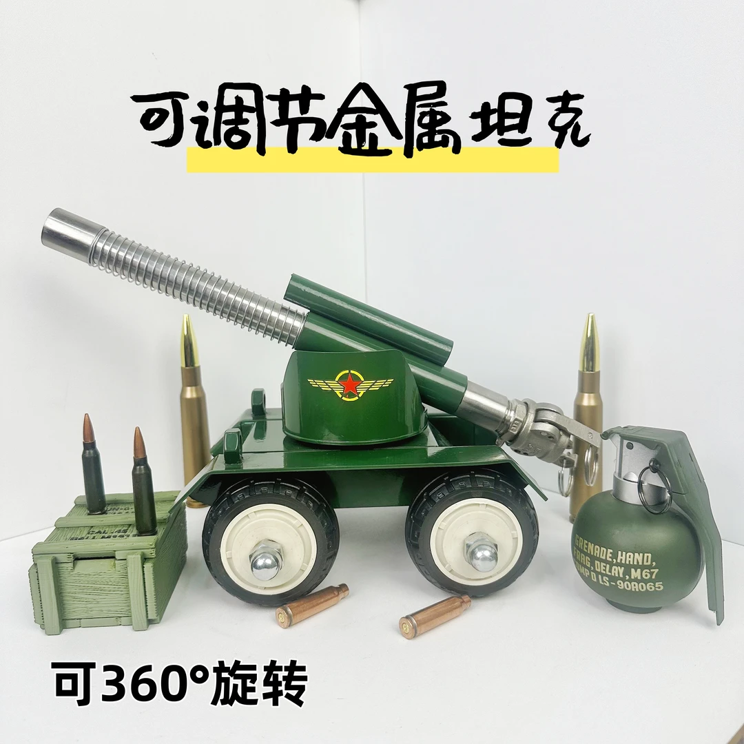 新年春节手工大炮意大利炮减震回膛大炮摆件过年放炮神器礼物玩具