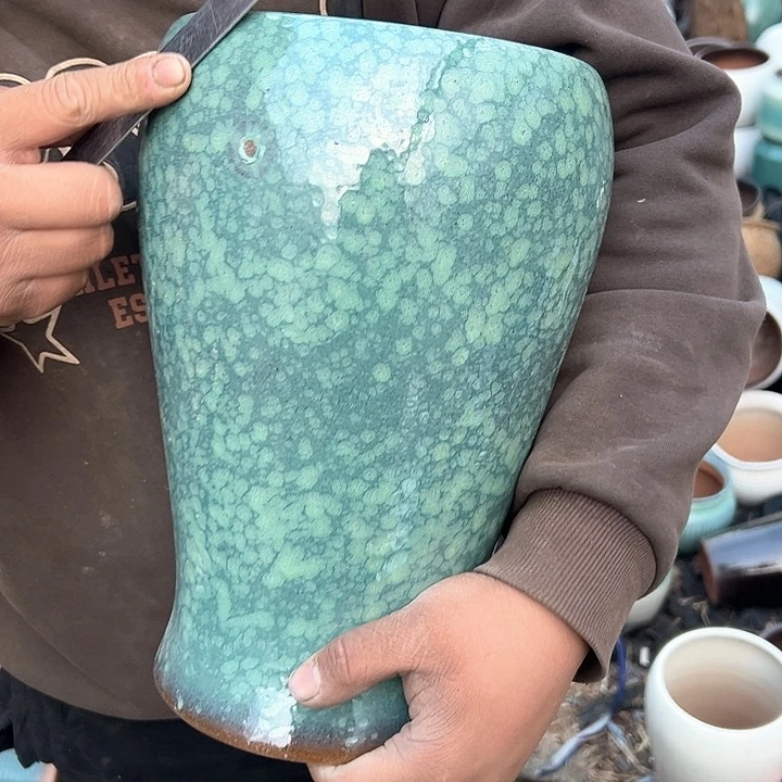 红陶口径高度花盆