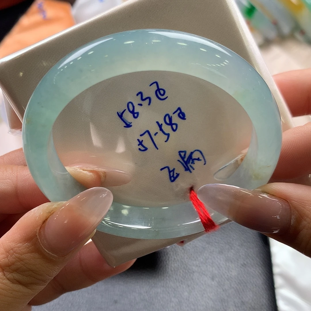 翡翠未镶嵌手镯58.3正