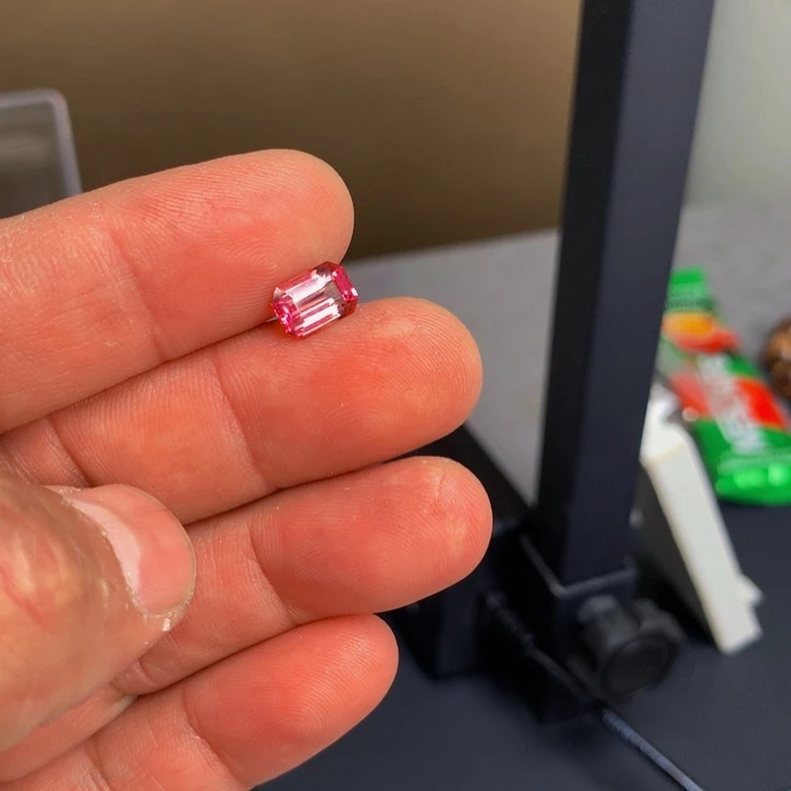 碧玺珠宝半成品未镶嵌猫**儿碧玺1.73克拉