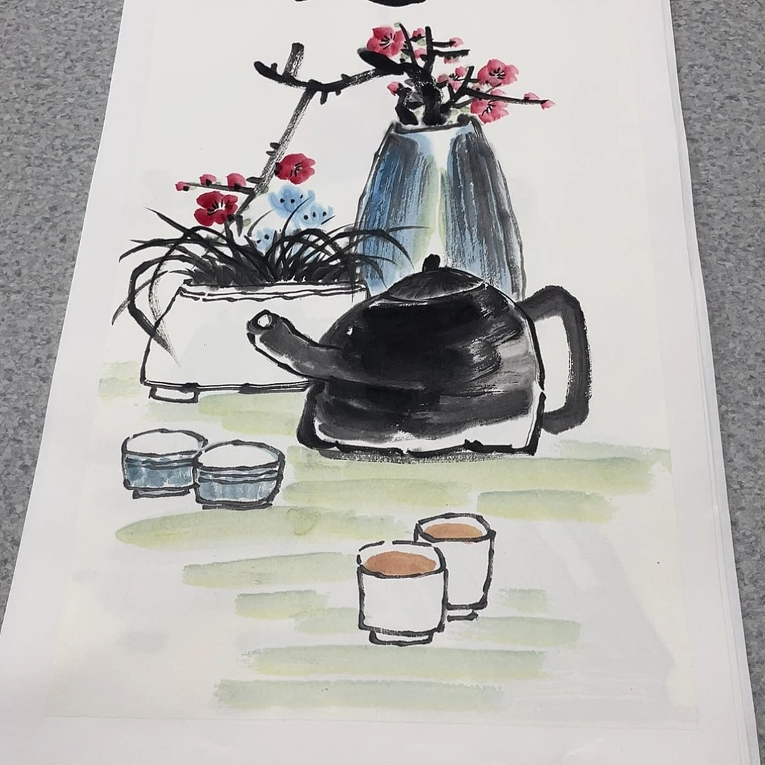 国画2平尺国画作品