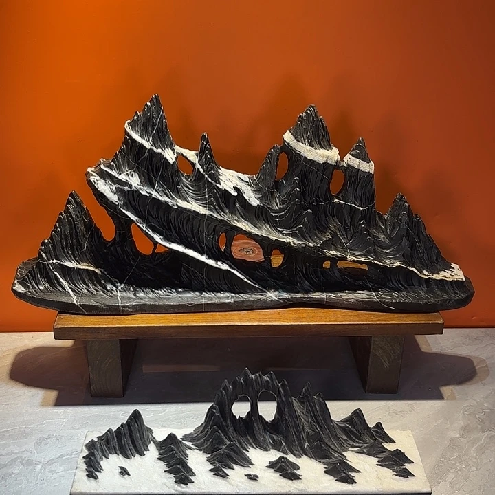 灵璧石奇石摆件?**生灵璧石奇石摆件