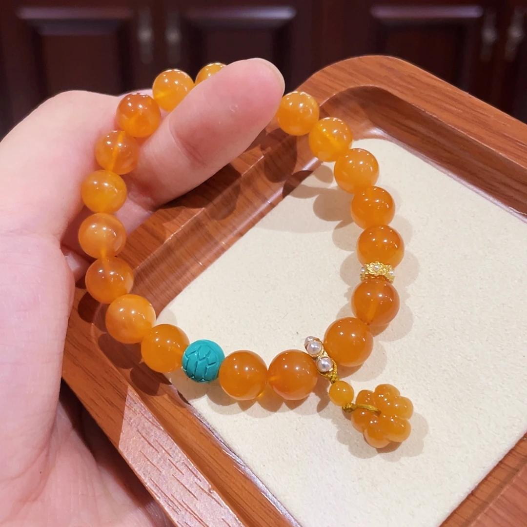 手链蜜蜡未镶嵌手串
