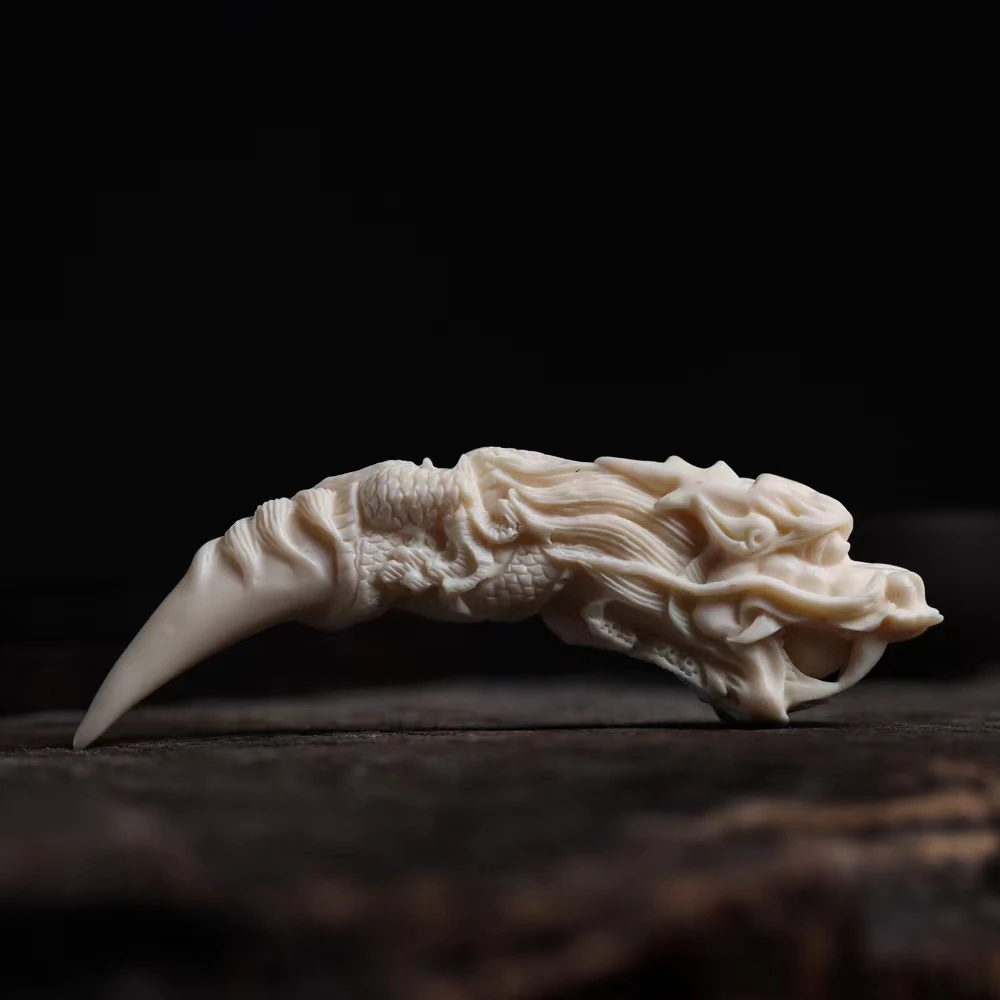 【重工版】大龙牙菩提象牙果文玩盘玩雕刻（YNWC）