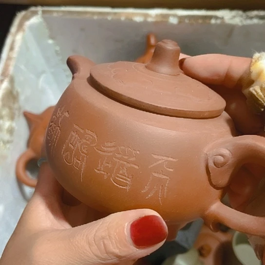 全手工，半手工制作宜兴紫砂壶