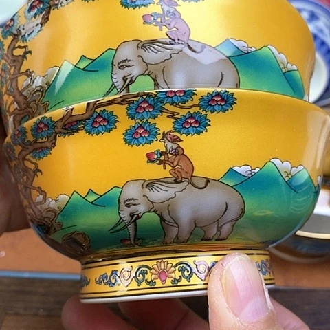 景德镇陶瓷藏式茶碗