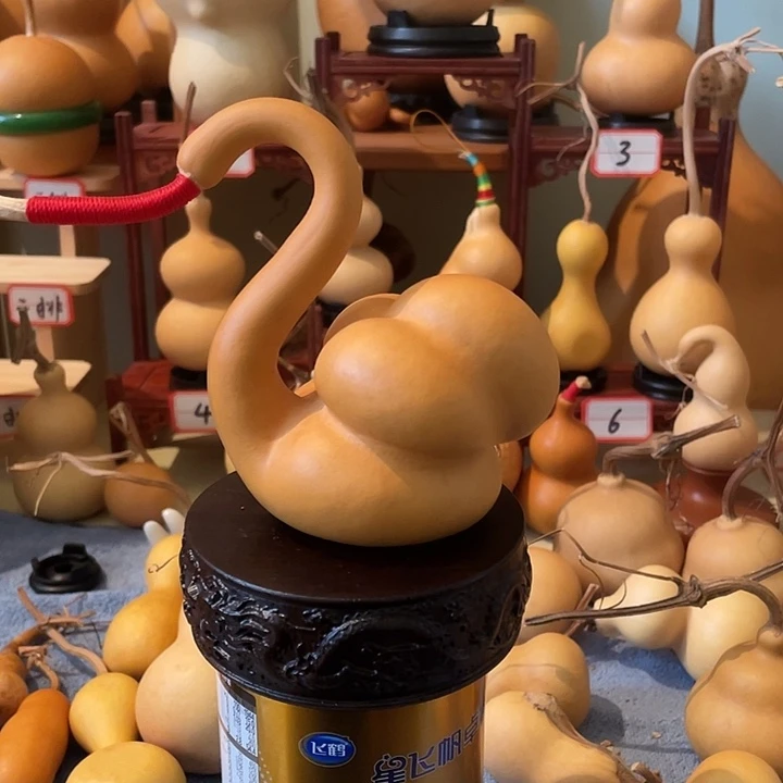 心***犀文玩葫芦天鹅葫芦