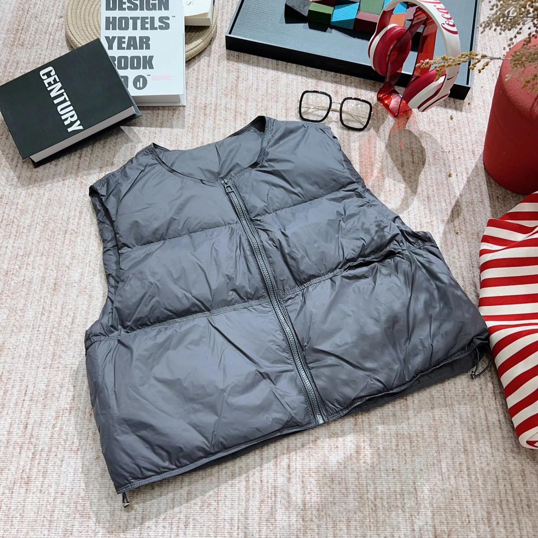 2025秋季新款纯色休闲百搭宽松马甲外套0580