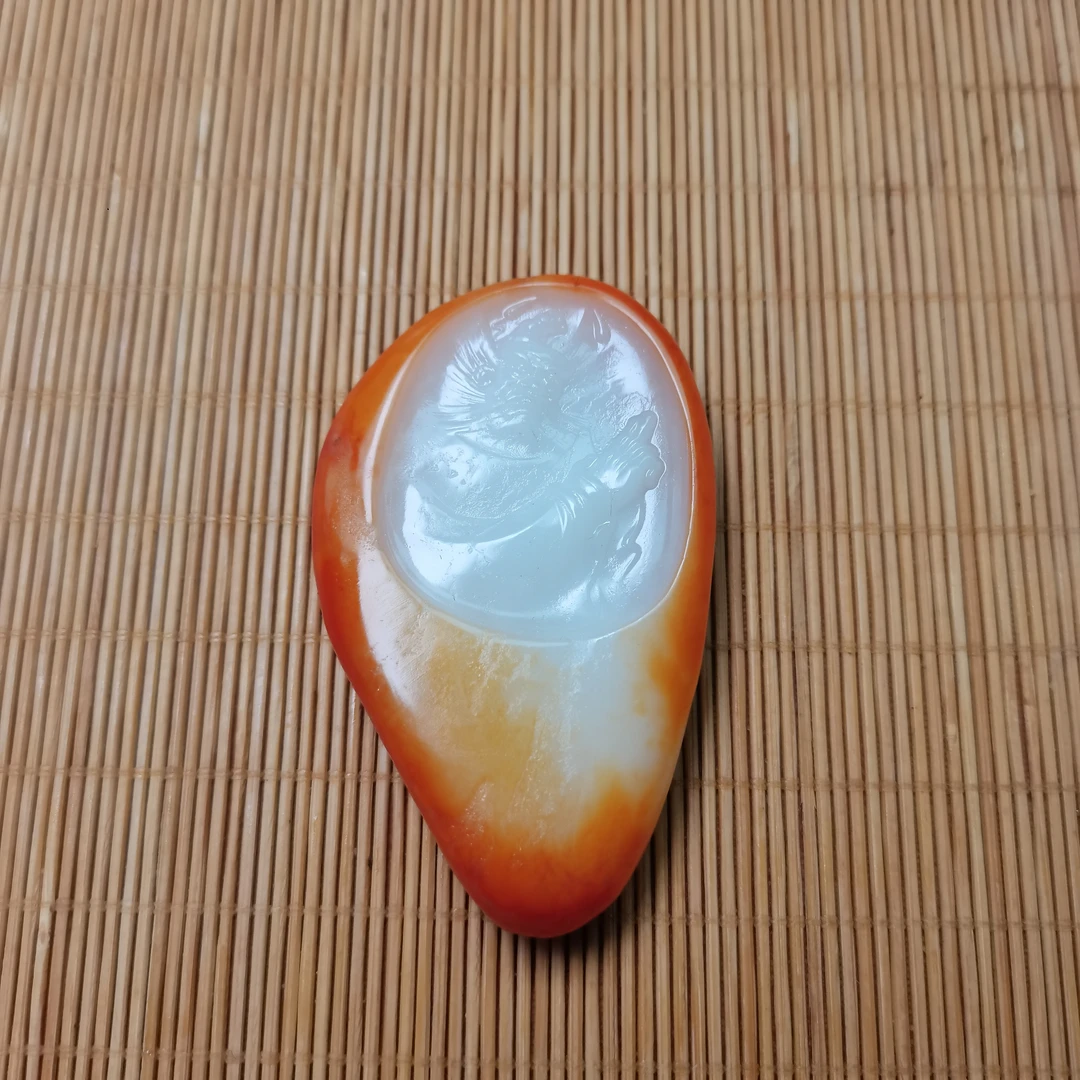 新疆和田玉钟馗伏魔77克