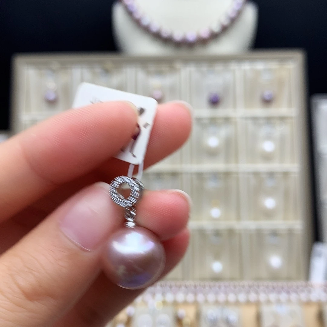 颈饰合金淡水珍珠