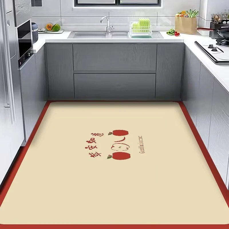 硅藻泥吸水软垫厨房满铺卫生间防滑耐磨地垫进门口蹭土脚垫可定制
