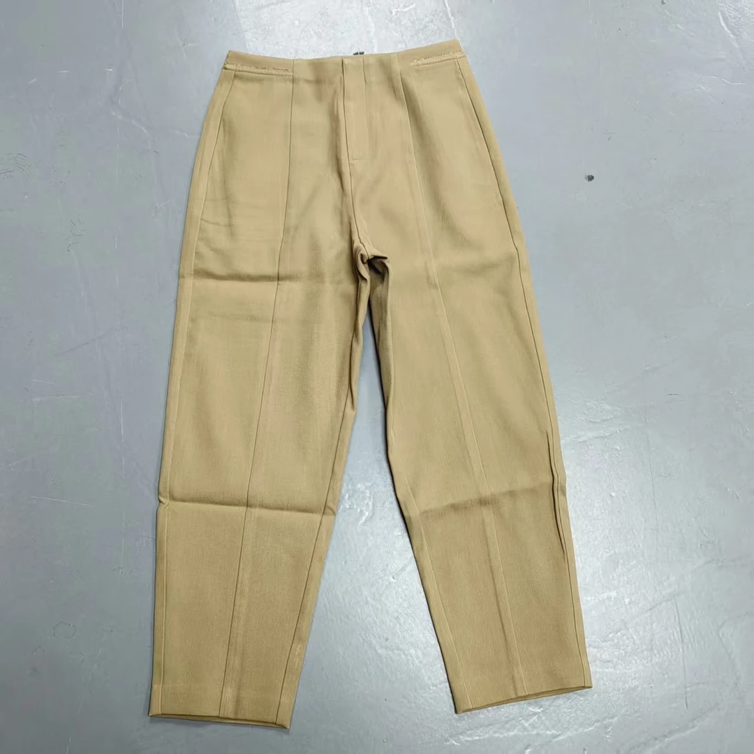 【南油玲姐】卡其色休闲裤108010