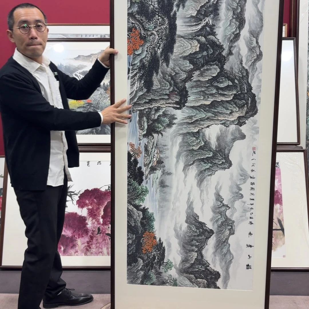 国画手绘作品210/80