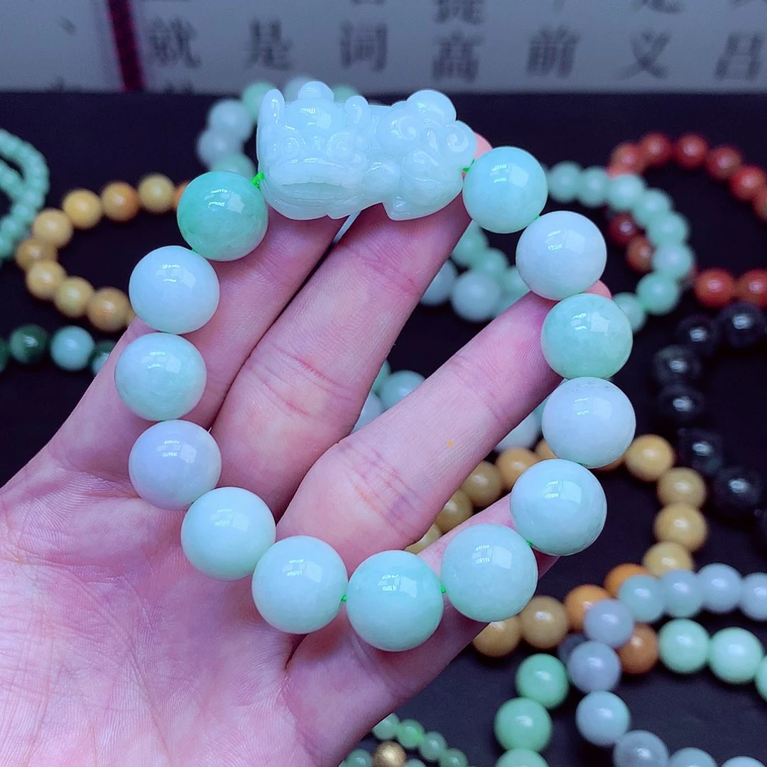 翡翠未镶嵌毛衣链