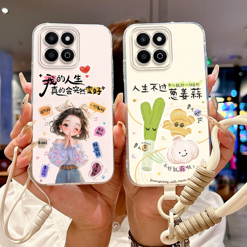 适用荣耀畅玩60plus手机壳ALT-AN00硅胶保护套全包边男软壳透明壳