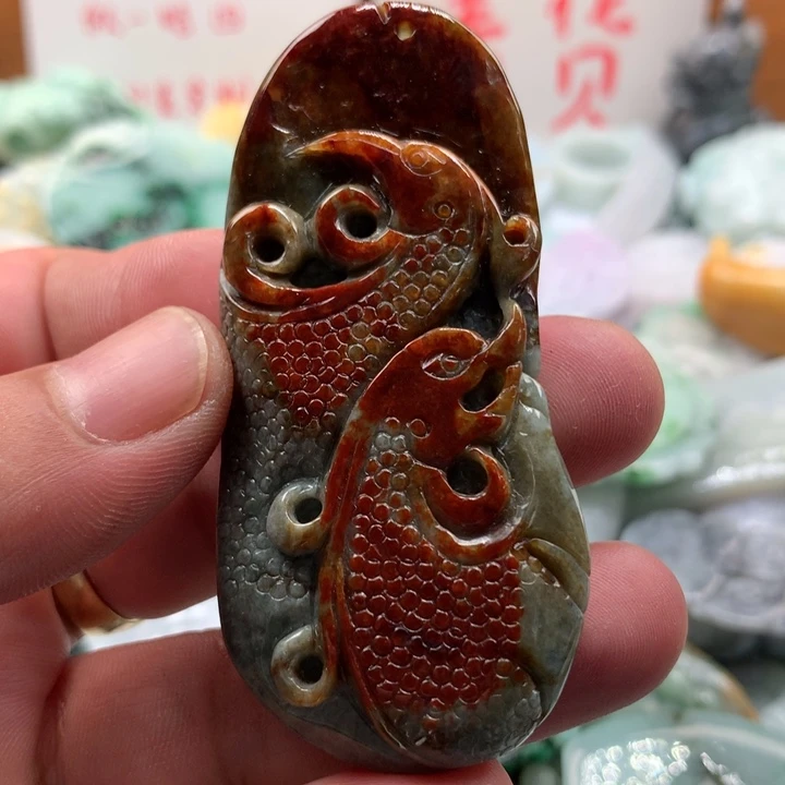 翡翠未镶嵌颈饰保真天然a货翡翠