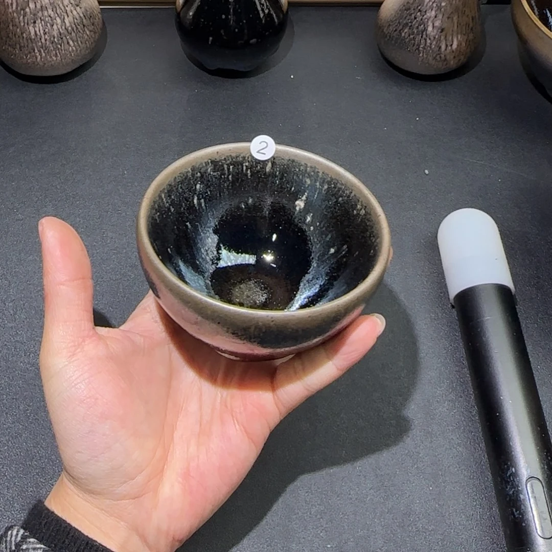 茶盏精品柴烧放漏放漏2