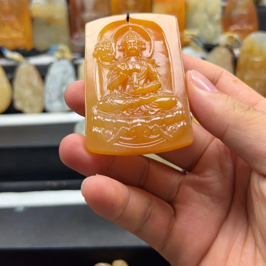 石英质玉（黄龙玉）未镶嵌多样性发货，发其一