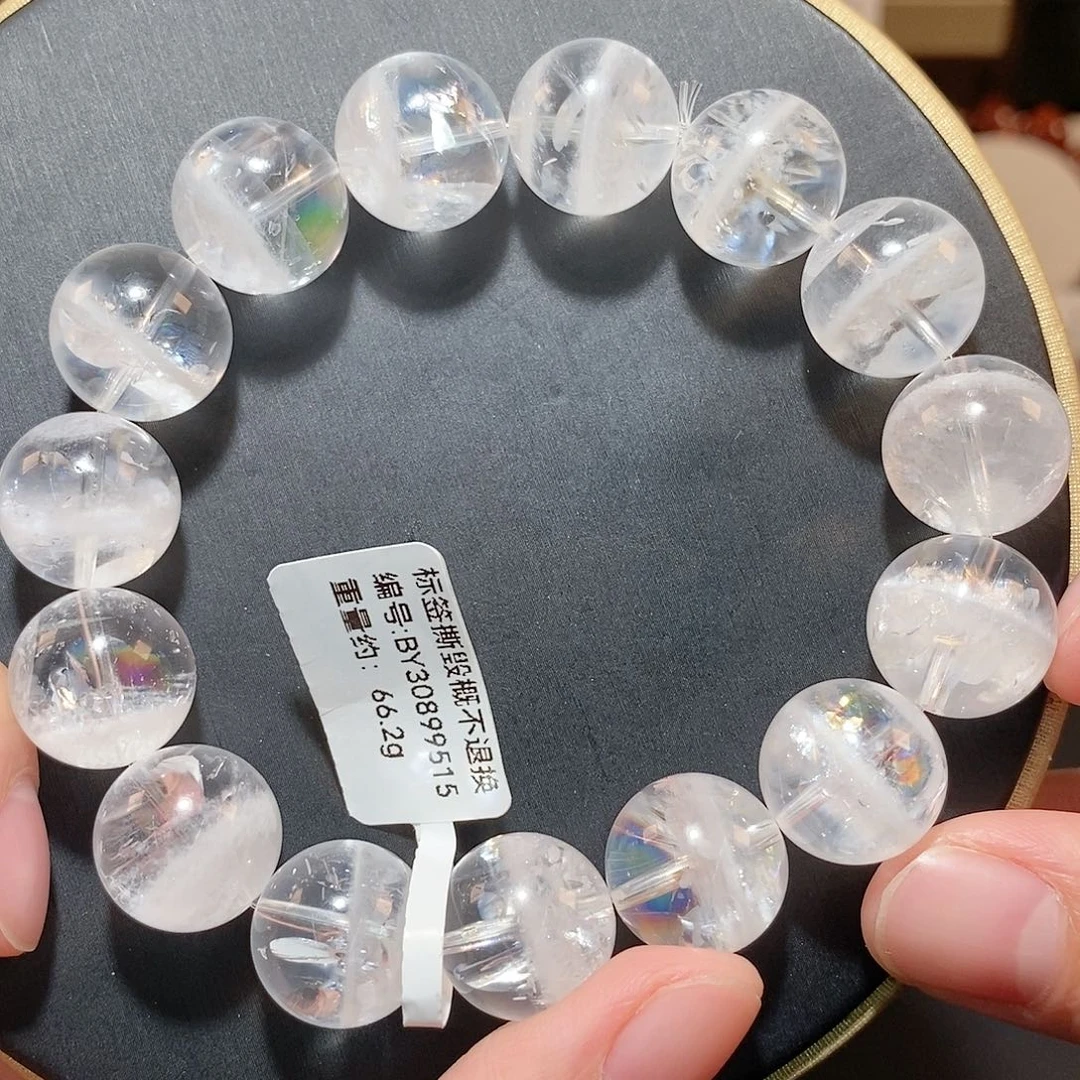 水晶手链未镶嵌F白幽灵14.5