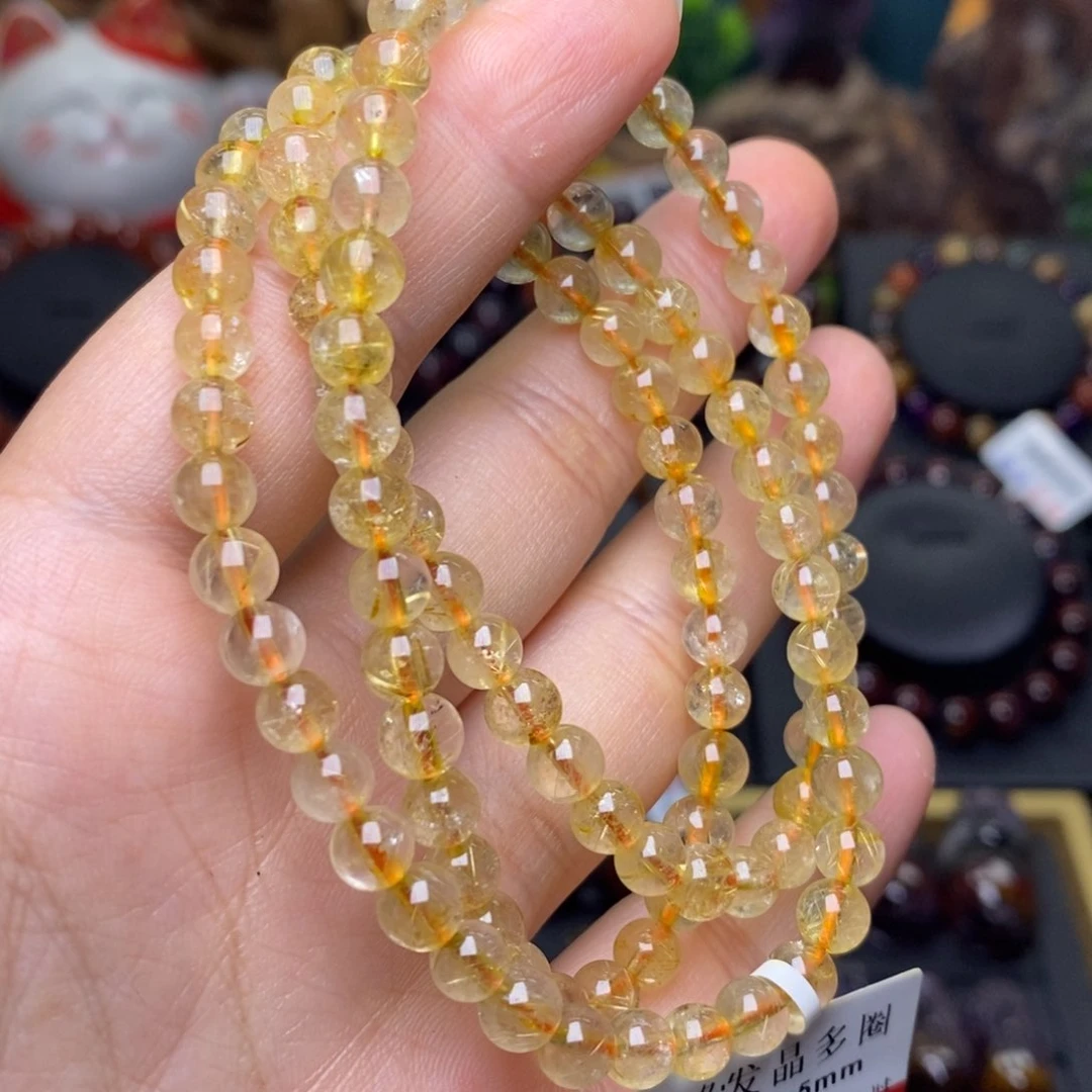 水晶A001发晶多圈5m未镶嵌