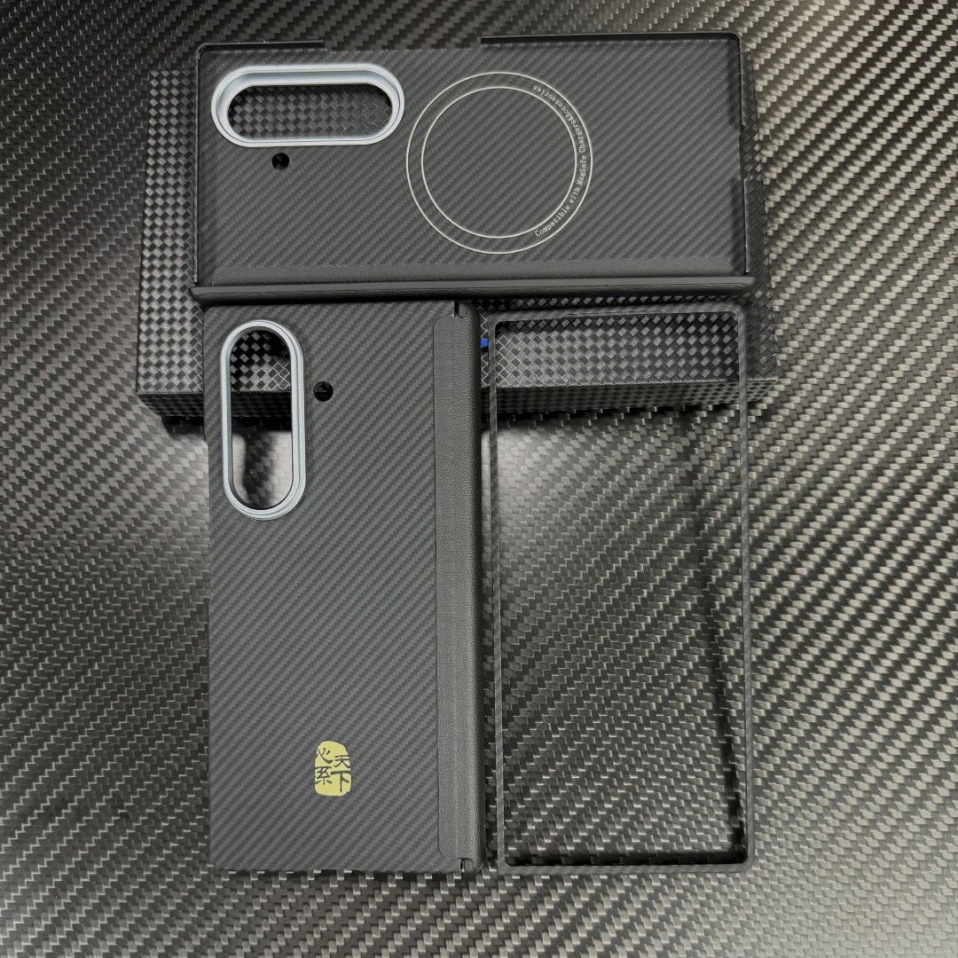 适用三星ZFold7/W26凯夫拉手机壳碳纤维磁吸超薄保护壳中轴保护套