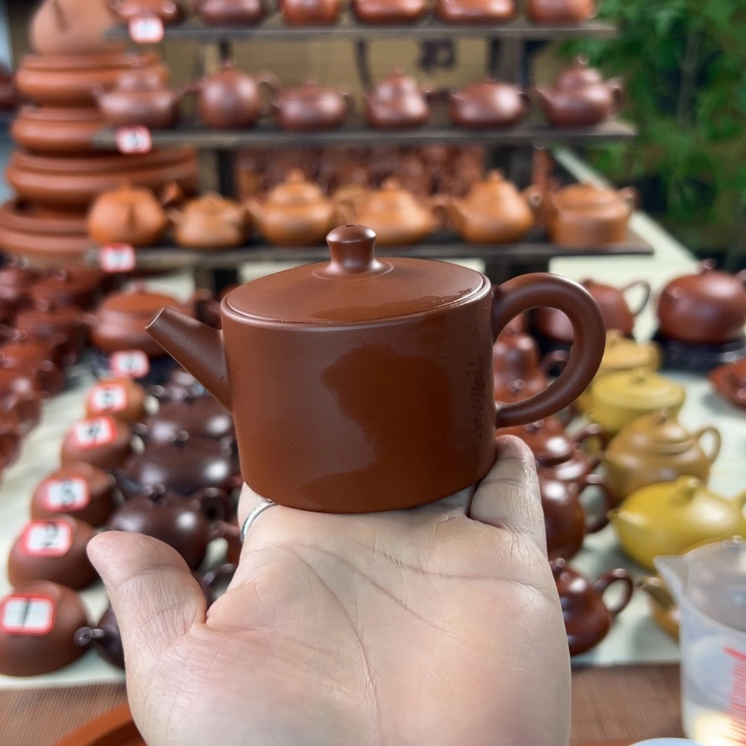 很***、茶壶紫砂120毫升汉瓦