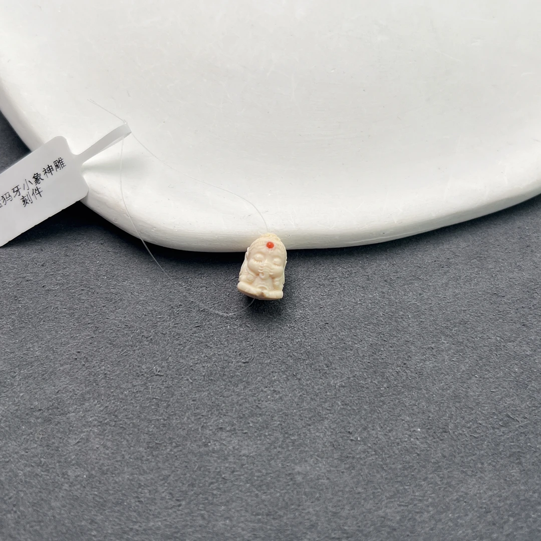 猛犸牙小象神雕刻件