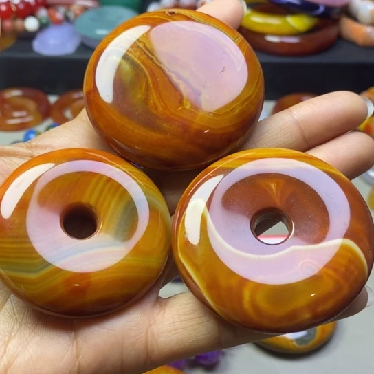 玛瑙/玉髓吊坠(不含链)未镶嵌悠*