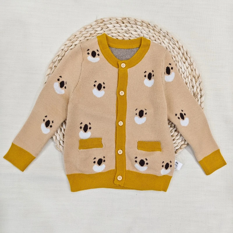 米乐熊儿童卡通卡皮巴拉开衫0010