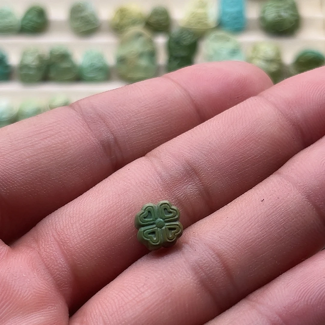 何***燕绿松石未镶嵌吊坠(不含链)