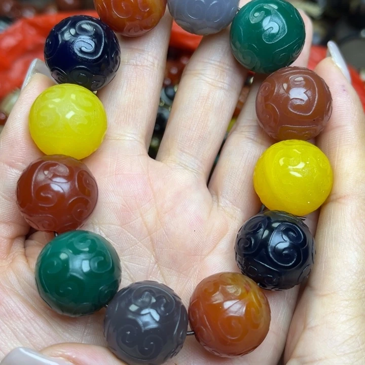 玛瑙/玉髓未镶嵌手链